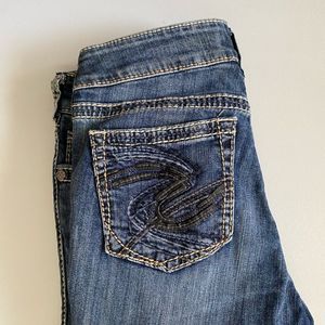 Silver suki capri jeans pants